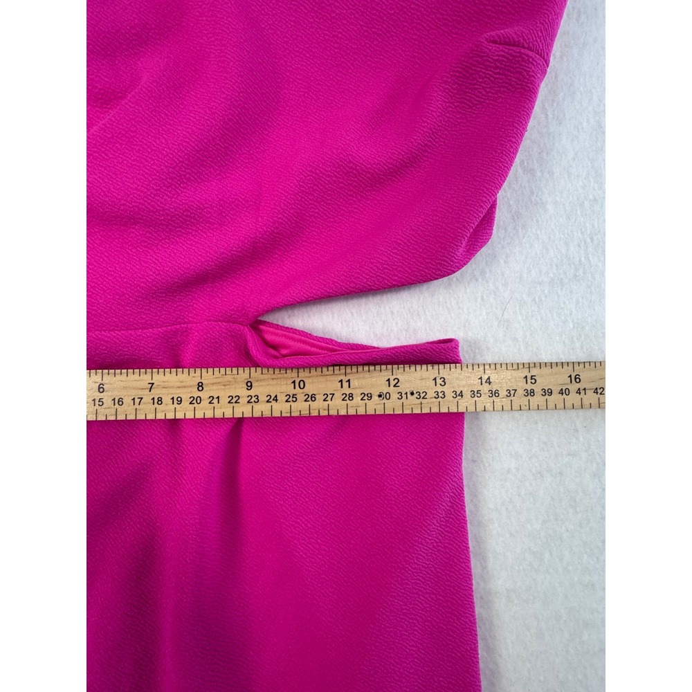 Lulus Pink One Shoulder Cutout Mini Dress Size Large NEW Barbiecore Made in USA - Picture 9 of 10
